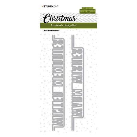 Vágósablon , Christmas Love sentiments Essentials nr.241 / SL Cutting Die (1 csomag)