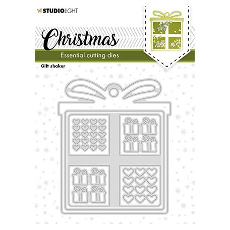 Vágósablon , Christmas Gift shaker Essentials nr.252 / SL Cutting Die (1 csomag)