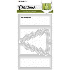   Vágósablon , Christmas Tree pop out card Essentials nr.258 / SL Cutting Die (1 csomag)