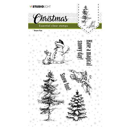 Szilikonbélyegző , Christmas Snow fun Essentials nr.245 / SL Clear Stamp (1 csomag)