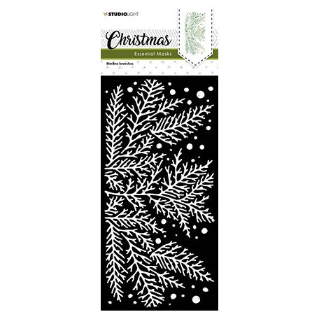 Stencil , Christmas Slimline branches Essentials nr.115 / SL Mask stencils (1 db)