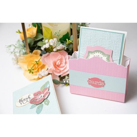 Domborító mappa , Woven Leather / Sizzix 3-D Textured Impressions Embossing Folder (1 csomag)