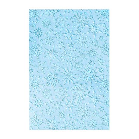 SIZZIX domborító mappa, Snowflakes / Sizzix 3-D Textured Impressions Embossing Folder (1 csomag)
