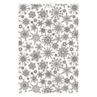 SIZZIX domborító mappa, Snowflakes / Sizzix 3-D Textured Impressions Embossing Folder (1 csomag)