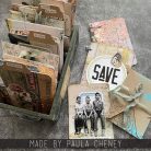 SIZZIX vágósablon, Postale Tim Holtz/ Sizzix Thinlits Die Set (1 csomag)