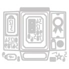 SIZZIX vágósablon, Collector Tim Holtz/ Sizzix Thinlits Die Set (1 csomag)