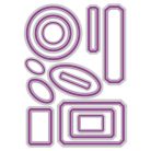 SIZZIX vágósablon, Vintage Labels Tim Holtz/ Sizzix Thinlits Die Set (1 csomag)