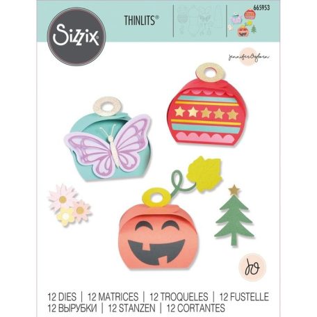 SIZZIX vágósablon, Holiday Gift Boxes / Sizzix Thinlits Die Set (1 csomag)