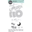 SIZZIX vágósablon bélyegzővel, Special Wishes / Sizzix Framelits Die Set with Stamps (1 csomag)