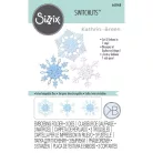 Vágósablon, domborító mappával , Winter Snowflakes / Sizzix Switchlits Embossing Folder (1 db)