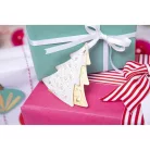 Vágósablon, domborító mappával , Festive Trees / Sizzix Switchlits Embossing Folder (1 db)