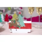 Vágósablon, domborító mappával , Festive Trees / Sizzix Switchlits Embossing Folder (1 db)