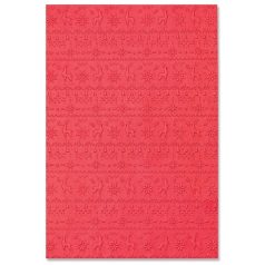   SIZZIX domborító mappa, Winter Sweater / Sizzix 3-D Textured Impressions Embossing Folder (1 csomag)