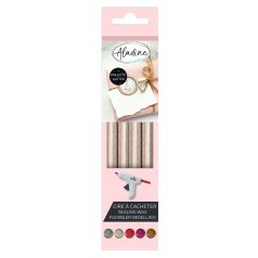   Aladine Csillámos gyöngyház pecsétviasz rúd - Wax Stick - Glitter Pearly  - Wax Stick (4 db)