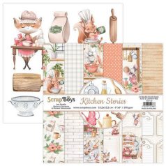   Papírkészlet 6" (15 cm), Kitchen Stories / ScrapBoys Paper Pad (24 lap)