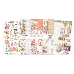   Papírkészlet 12" (30 cm), Kitchen Stories / ScrapBoys Paper Pad (12 lap)