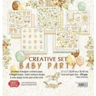   Papírkészlet 12" (30 cm), Baby Party / Craft&You Paper Set (8 lap)