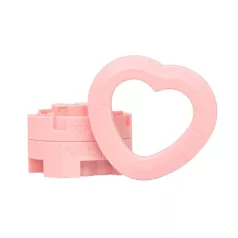   Présbetét - szív , Heart insert / WRMK Button Press (1 db)