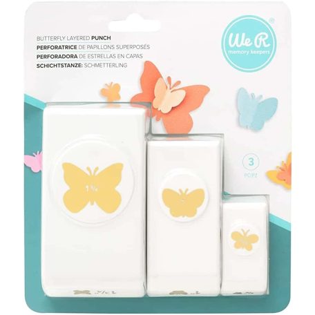WRMK mintalyukasztó készlet - Pillangó - Butterfly - Layered Punch (1 csomag)