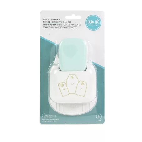 Címke mintalyukasztó , Angled Tag/ WRMK 3-In-1 Punch  (1 db)
