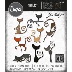   SIZZIX vágósablon, Mischievous Tim Holtz/ Sizzix Thinlits Die Set (1 csomag)
