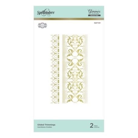 Klisé , Gilded Trimmings / Spellbinders Hot Foil Plate (1 db)