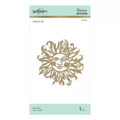 Klisé , Sun Face / Spellbinders Hot Foil Plate (1 db)