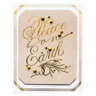   Klisé , Copperplate Script Peace on Earth / Spellbinders Hot Foil Plate (1 db)