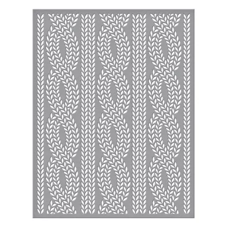 Spellbinders Stencil A4 Cable Knit (1 db)