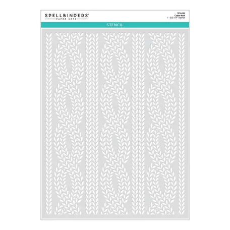 Spellbinders Stencil A4 Cable Knit (1 db)