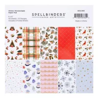   Papírkészlet 6" (15 cm), Winter Wonderland / Spellbinders Paper Pad (40 lap)