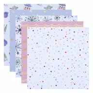   Papírkészlet 6" (15 cm), Winter Wonderland / Spellbinders Paper Pad (40 lap)