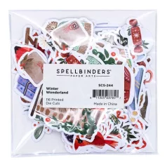   Kivágatok , Winter Wonderland / Spellbinders Printed Die Cut (1 csomag)
