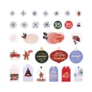 Kivágatok , Winter Wonderland Sentiments/ Spellbinders Printed Die Cut (1 csomag)