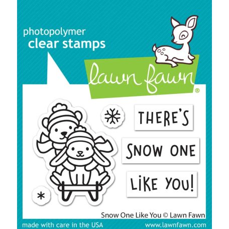 Szilikonbélyegző LF2943, Snow One Like You / Lawn Fawn Clear Stamps (1 csomag)