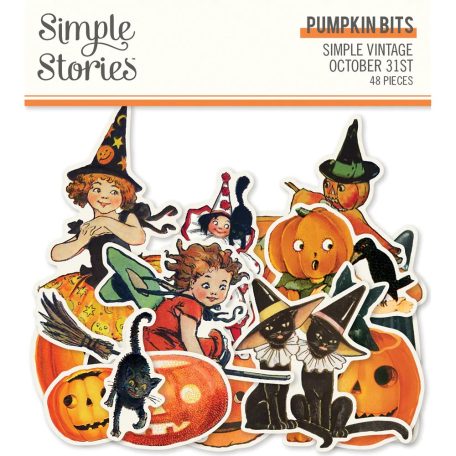 Kivágatok , Bits & Pieces / Simple Stories October 31st (1 csomag)