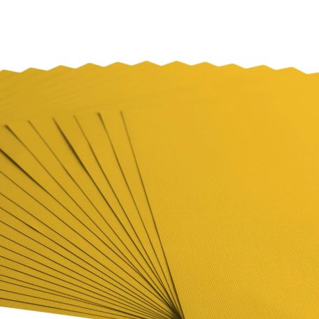 Scrapbook alapkarton 10 ív Texturált felületű - 12" (30 cm) - Bee - Mézsárga - Cardstock texture