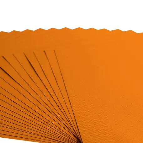 Scrapbook alapkarton 10 ív Texturált felületű - 12" (30 cm) - mandarin - mandarin - Cardstock texture