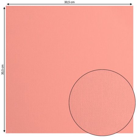 Scrapbook alapkarton 10 ív Texturált felületű - 12" (30 cm) - Dahlia - Dália - Cardstock texture