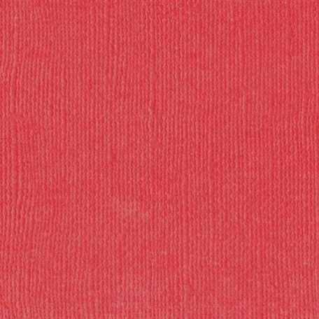 Scrapbook alapkarton 10 ív Texturált felületű - 12" (30 cm) - poppy - mák - Cardstock texture