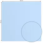 Scrapbook alapkarton 10 ív Texturált felületű - 12" (30 cm) - water - víz - Cardstock texture