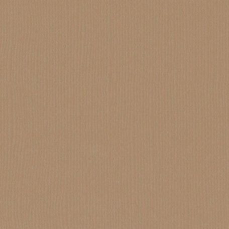 Scrapbook alapkarton 10 ív Texturált felületű - 12" (30 cm) - peanut - földimogyoró - Cardstock texture