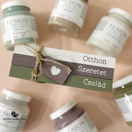 Család alkotócsomag - Fa könyvek dekoráció
