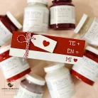 Valentin napi alkotócsomag - Fa könyvek dekoráció