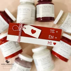 Valentin napi alkotócsomag - Fa könyvek dekoráció