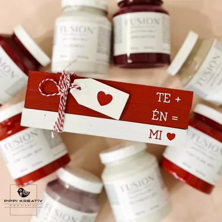 Valentin napi alkotócsomag - Fa könyvek dekoráció