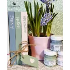 Anyák napi alkotócsomag - Fa könyvek dekoráció