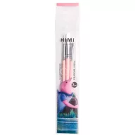 HIMI ecsetkészlet, szintetikus, vegyes - 3 db, pink