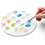HIMI UFO műanyag festőpaletta – kerek, 18 cm
