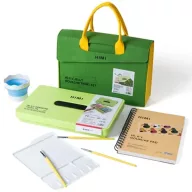   HIMI Twin Cup gouache festékkészlet – 72 db + kiegészítők – apple green